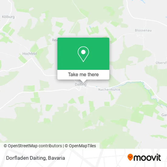 Карта Dorfladen Daiting