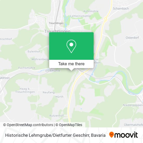 Historische Lehmgrube / Dietfurter Geschirr map