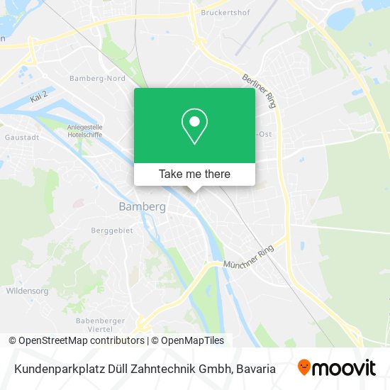 Kundenparkplatz Düll Zahntechnik Gmbh map