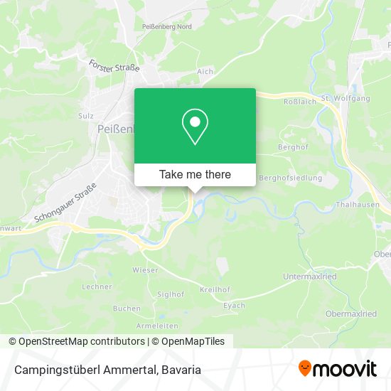 Campingstüberl Ammertal map