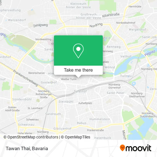 Карта Tawan Thai