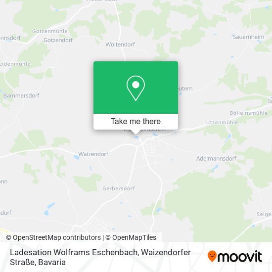 Ladesation Wolframs Eschenbach, Waizendorfer Straße map