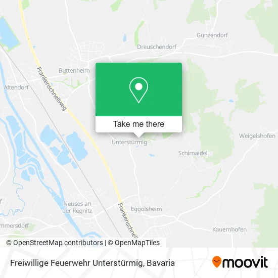 Карта Freiwillige Feuerwehr Unterstürmig
