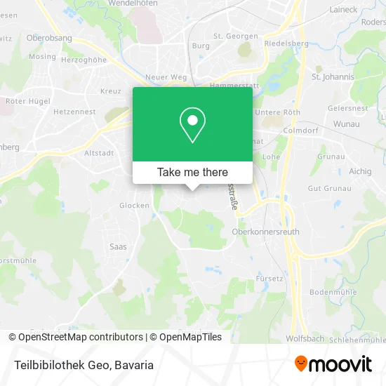 Карта Teilbibilothek Geo