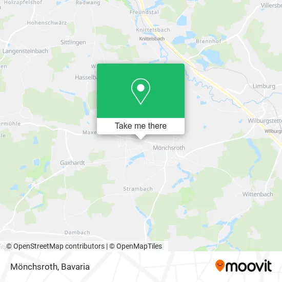 Карта Mönchsroth