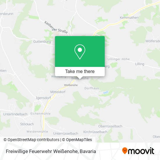 Freiwillige Feuerwehr Weißenohe map