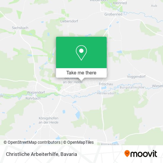 Christliche Arbeiterhilfe map
