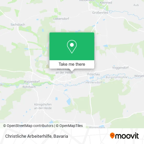 Карта Christliche Arbeiterhilfe