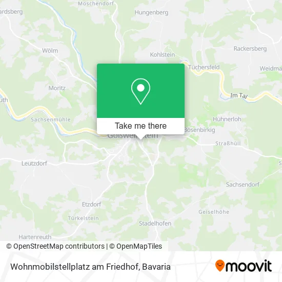 Карта Wohnmobilstellplatz am Friedhof