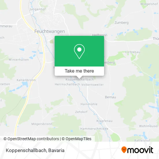 Карта Koppenschallbach