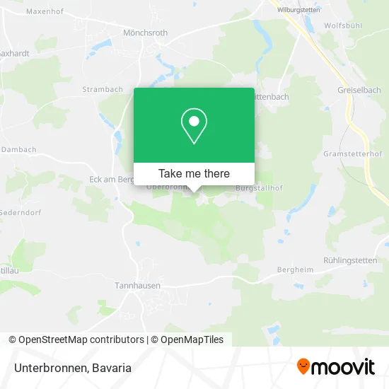 Карта Unterbronnen