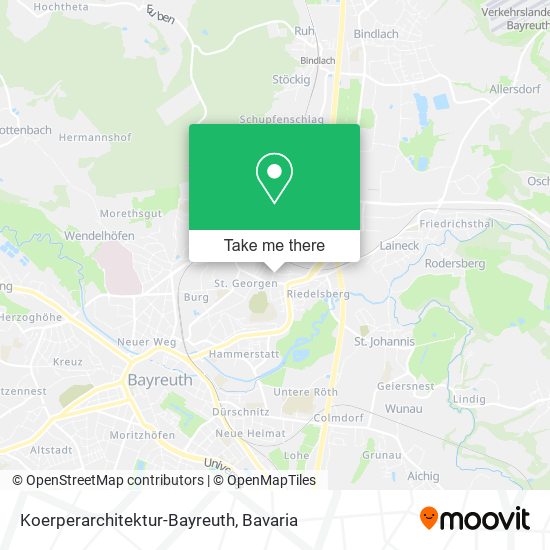 Koerperarchitektur-Bayreuth map