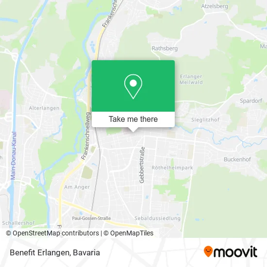 Карта Benefit Erlangen