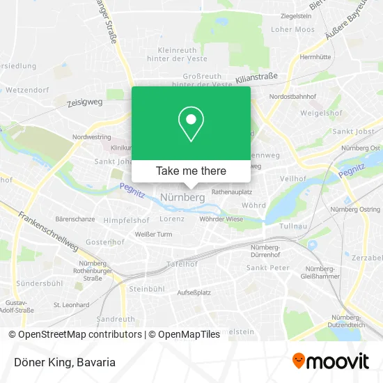 Карта Döner King