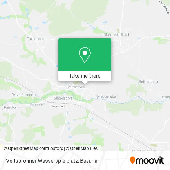 Карта Veitsbronner Wasserspielplatz