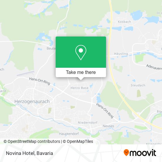 Novina Hotel map