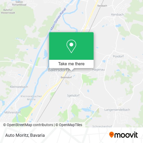 Auto Moritz map