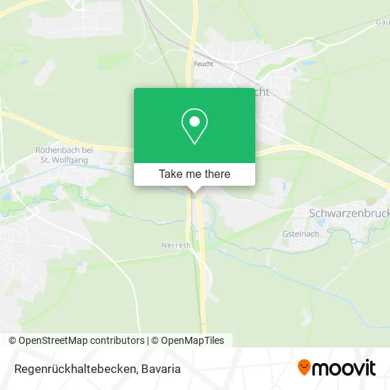 Карта Regenrückhaltebecken