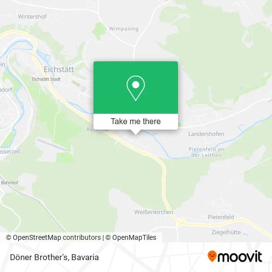 Карта Döner Brother's
