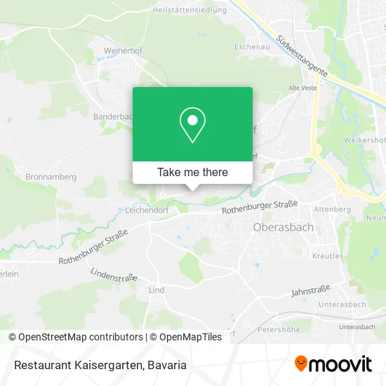 Карта Restaurant Kaisergarten