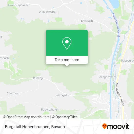 Карта Burgstall Hohenbrunnen