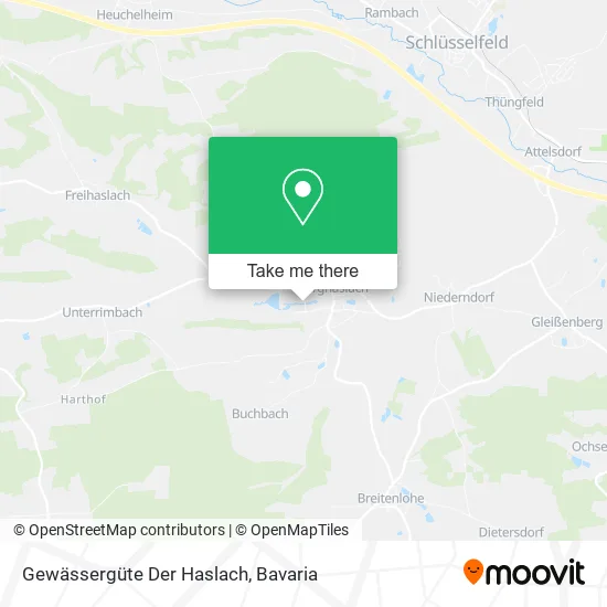 Карта Gewässergüte Der Haslach