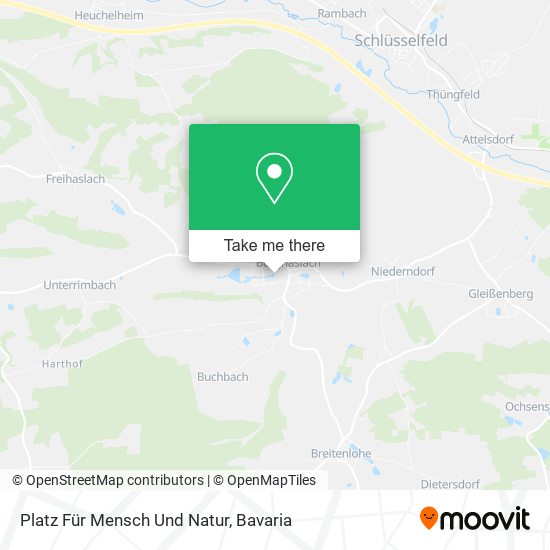 Platz Für Mensch Und Natur map