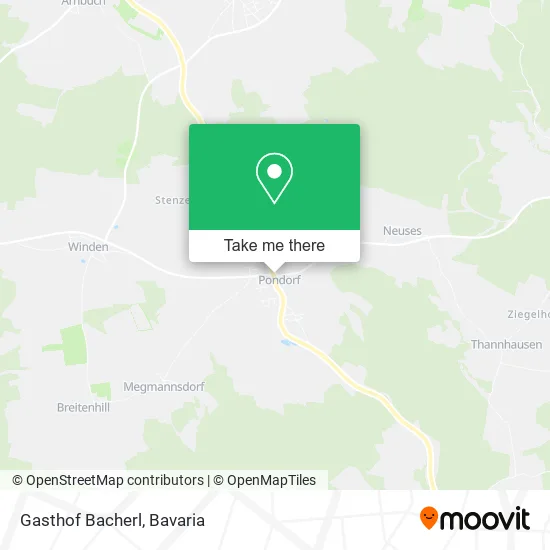 Карта Gasthof Bacherl