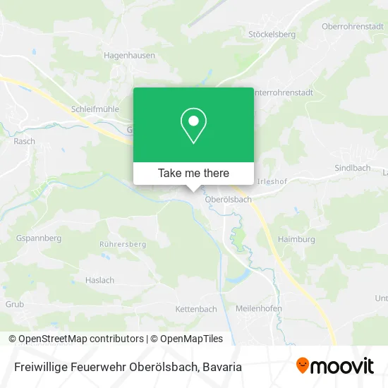 Карта Freiwillige Feuerwehr Oberölsbach