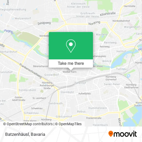 Карта Batzenhäusl