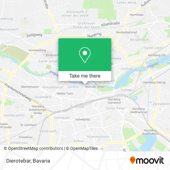 Карта Dierotebar