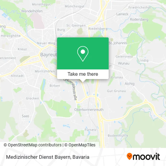 Карта Medizinischer Dienst Bayern