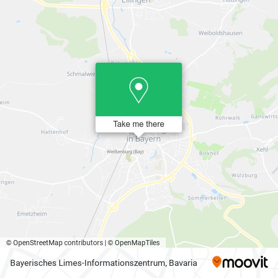 Bayerisches Limes-Informationszentrum map