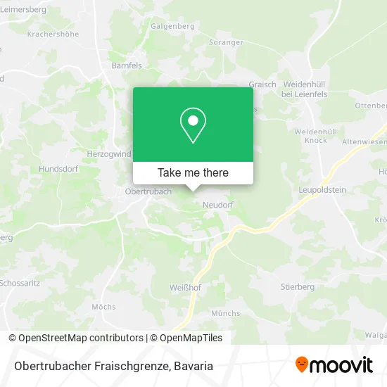 Карта Obertrubacher Fraischgrenze