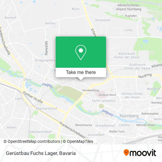 Gerüstbau Fuchs Lager map