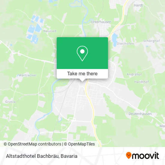 Карта Altstadthotel Bachbräu