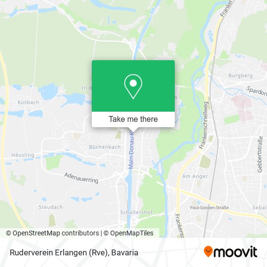 Карта Ruderverein Erlangen (Rve)