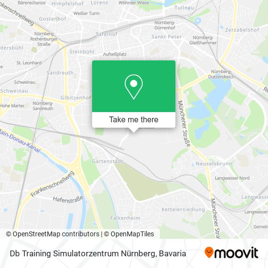 Карта Db Training Simulatorzentrum Nürnberg