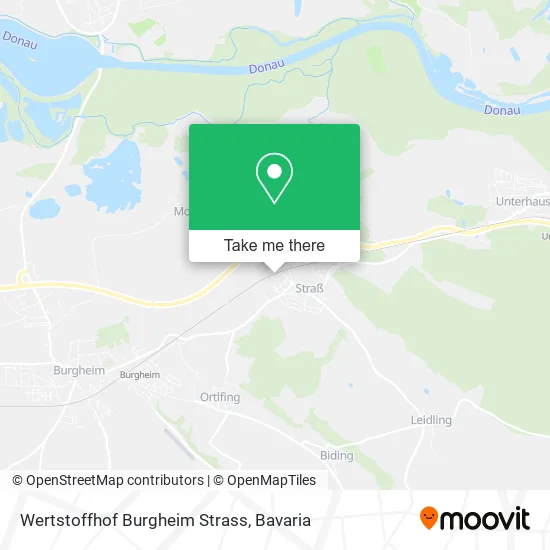 Карта Wertstoffhof Burgheim Strass
