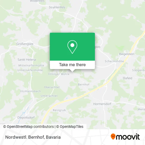 Карта Nordwestl. Bernhof