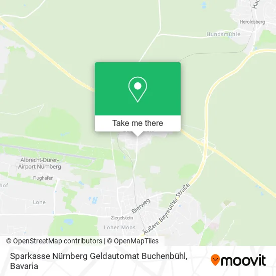 Карта Sparkasse Nürnberg Geldautomat Buchenbühl
