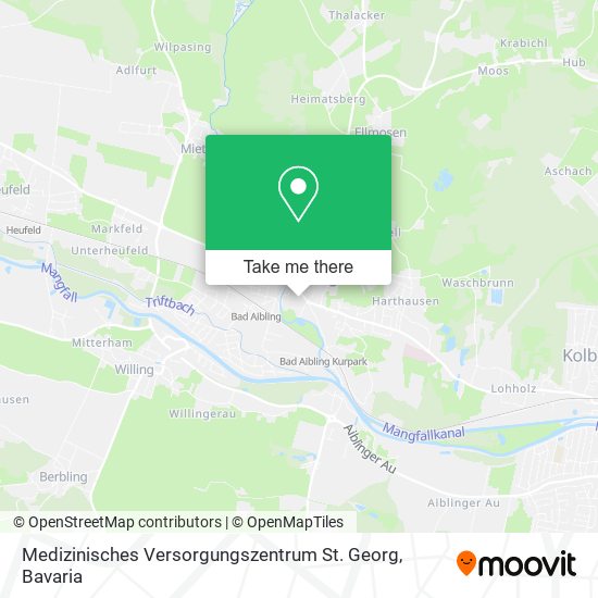 Карта Medizinisches Versorgungszentrum St. Georg
