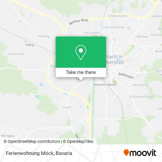 Карта Ferienwohnung Möck