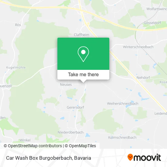 Карта Car Wash Box Burgoberbach