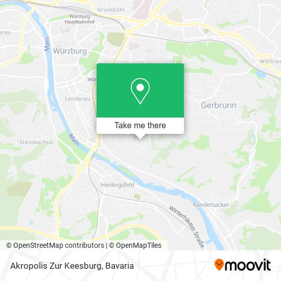 Akropolis Zur Keesburg map