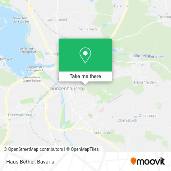 Карта Haus Bethel