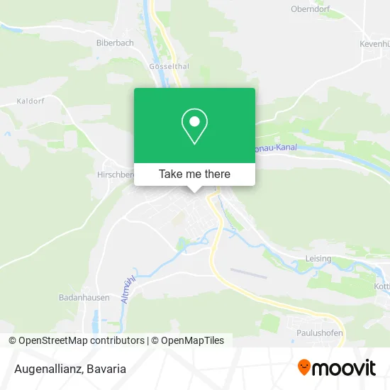 Карта Augenallianz