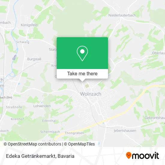 Карта Edeka Getränkemarkt