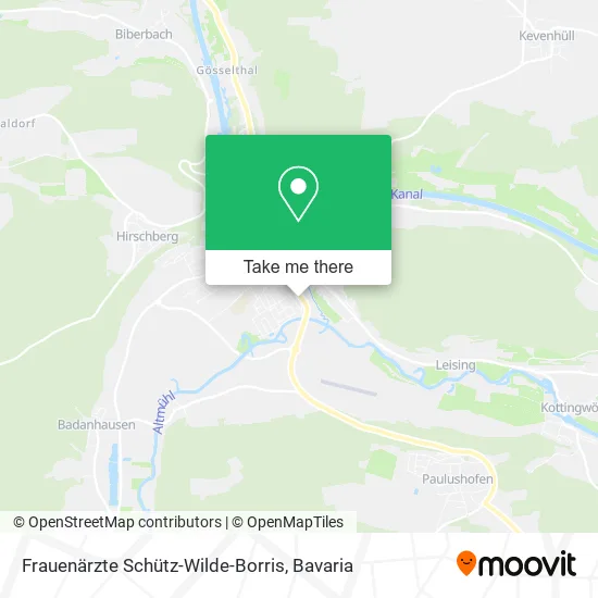 Frauenärzte Schütz-Wilde-Borris map