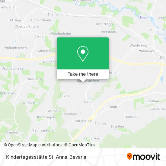 Карта Kindertagesstätte St. Anna